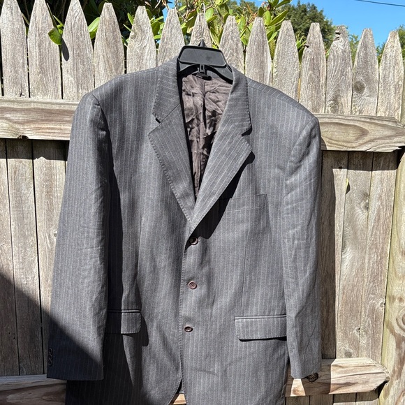Ermenegildo ZEGNA 46R gray wool blazer!!